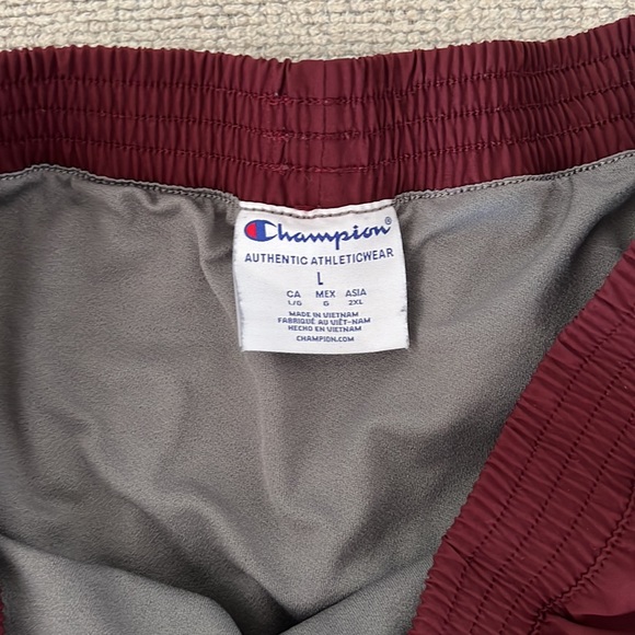 Burgundy champion athletic shorts NWOT - Picture 4 of 6